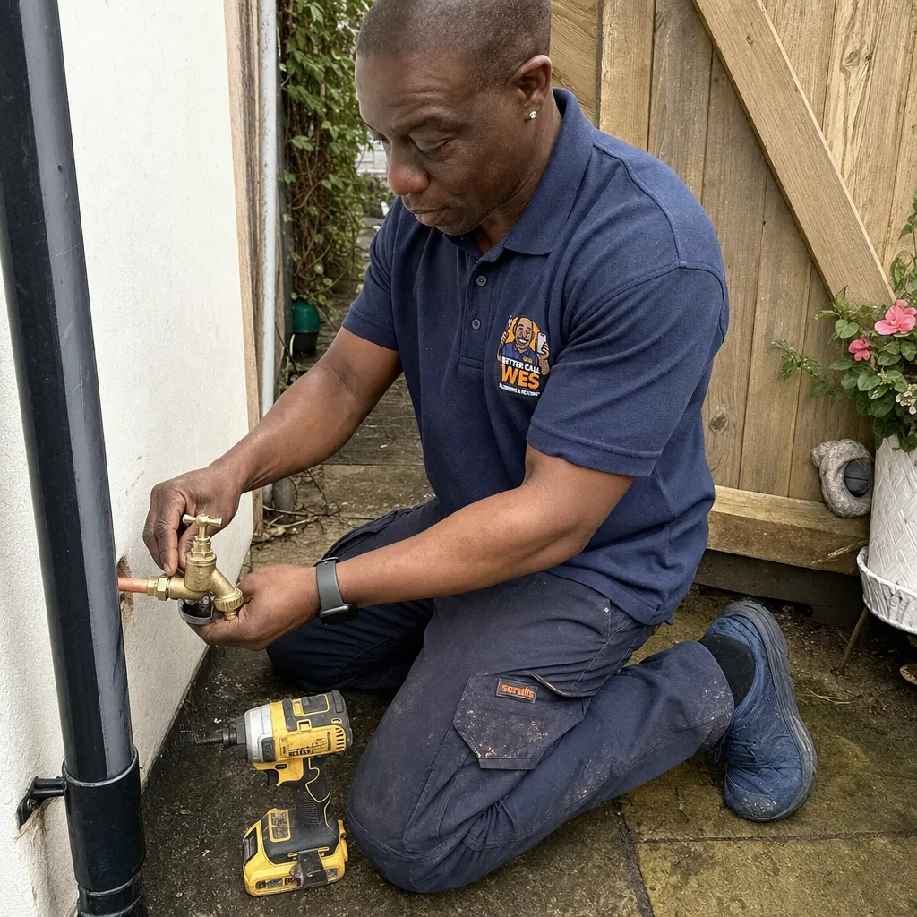 Better Call Wes, Garden bib tap, fresh install